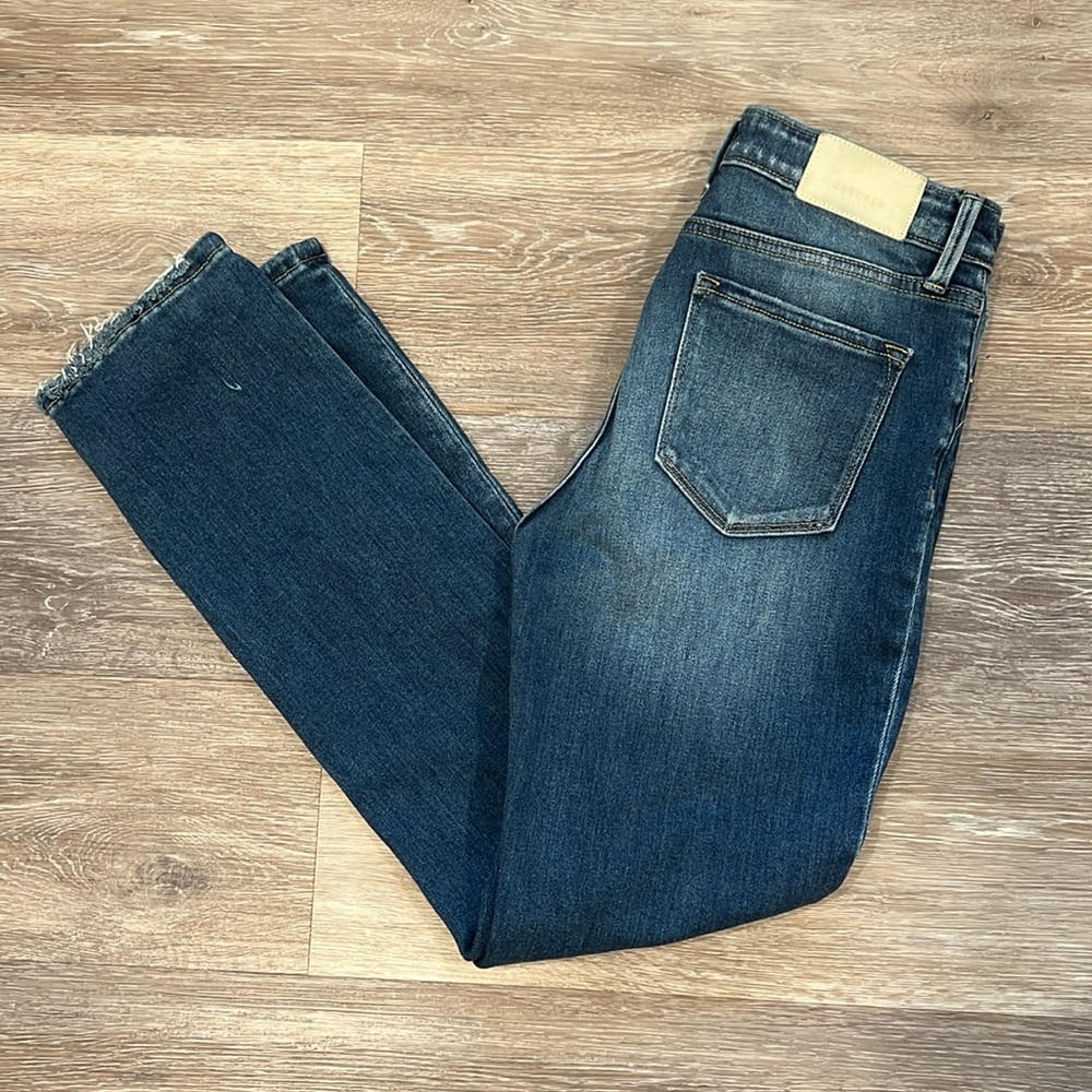 Artemis Vintage Distressed Straight Leg Jeans - Picture 10 of 15